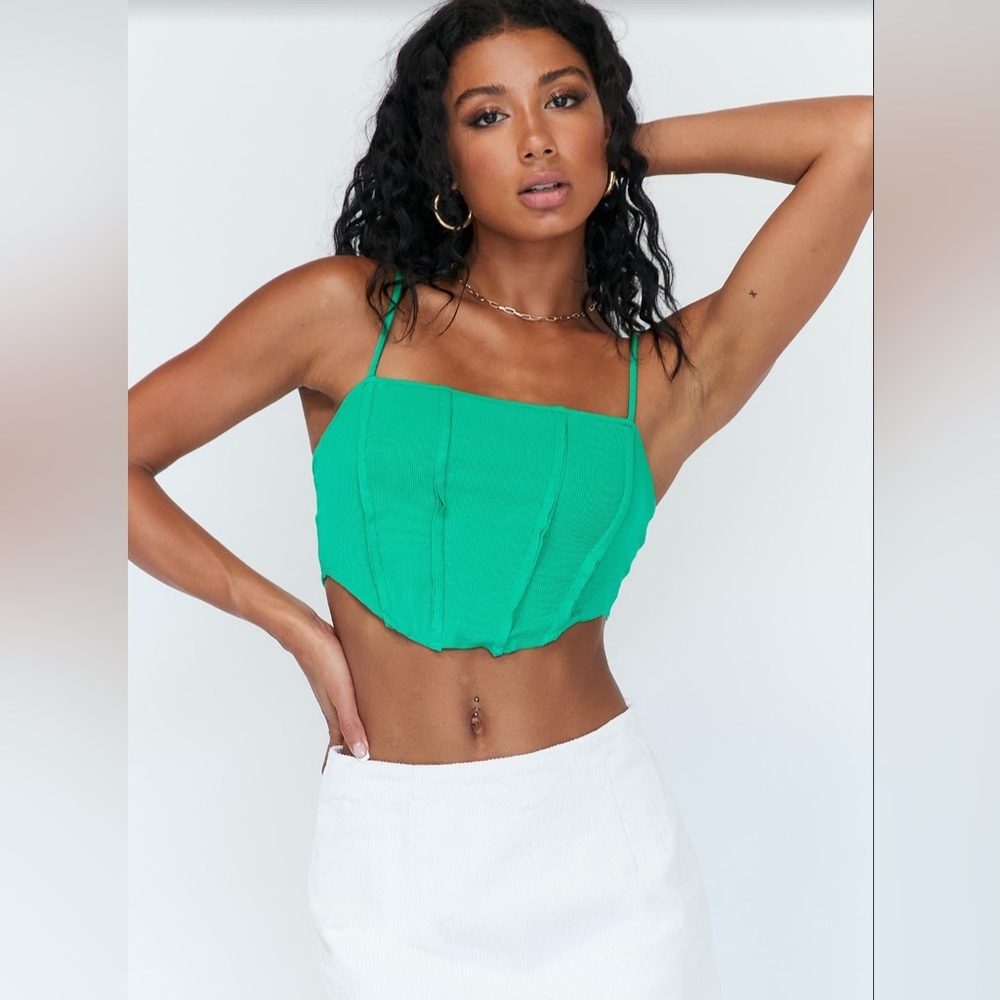 Princess Polly Allure Top in Green